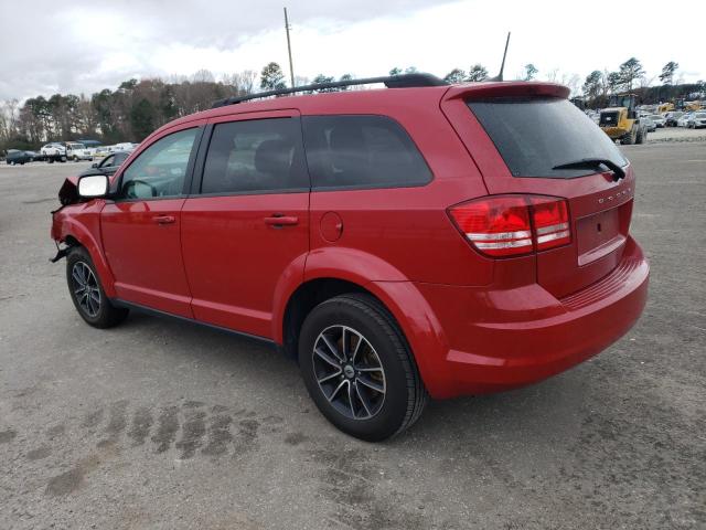 3C4PDCABXJT530596 - 2018 DODGE JOURNEY SE RED photo 2