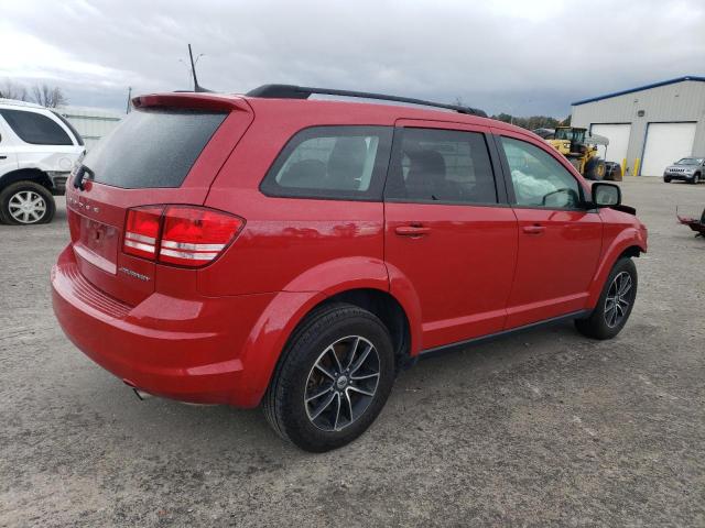 3C4PDCABXJT530596 - 2018 DODGE JOURNEY SE RED photo 3