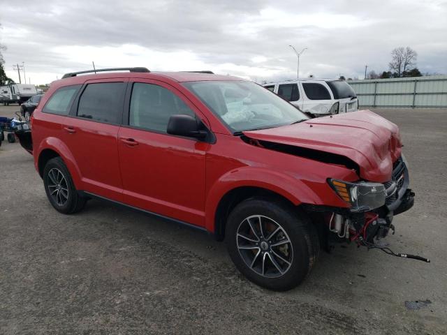 3C4PDCABXJT530596 - 2018 DODGE JOURNEY SE RED photo 4