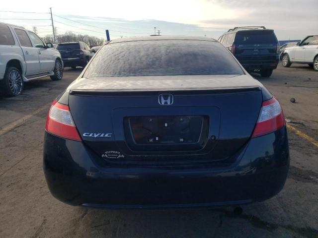 2HGFG12666H516575 - 2006 HONDA CIVIC LX BLACK photo 6