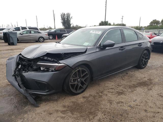 19XFL1H84NE000289 - 2022 HONDA CIVIC SPORT TOURING 灰色 照片 1