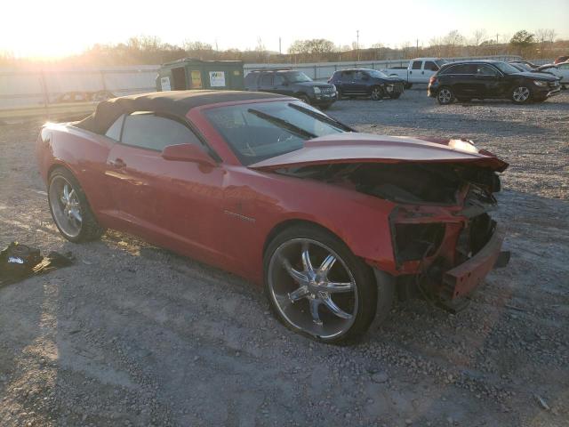 2G1FB3D36D9116950 - 2013 CHEVROLET CAMARO LT RED photo 4