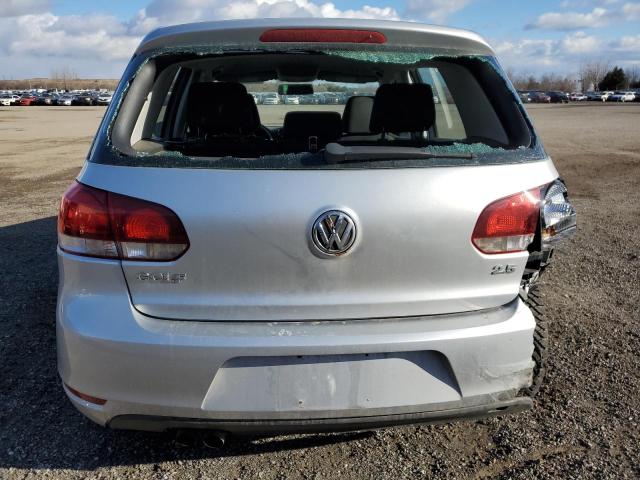 WVWDA7AJ6DW039015 - 2013 VOLKSWAGEN GOLF GRAY photo 6