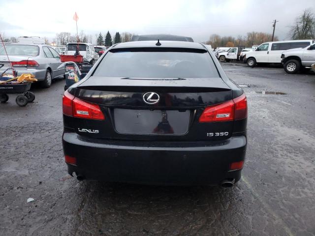 JTHBE262685020782 - 2008 LEXUS IS 350 BLACK photo 6