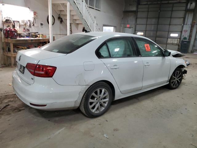 3VWD17AJ9FM358120 - 2015 VOLKSWAGEN JETTA SE WHITE photo 3