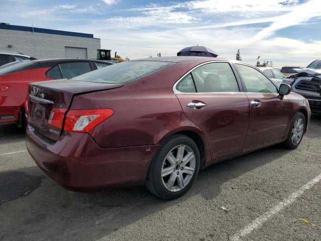 JTHBJ46GX72133198 - 2007 LEXUS ES 350 BURGUNDY photo 3