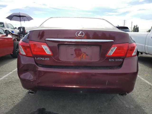 JTHBJ46GX72133198 - 2007 LEXUS ES 350 BURGUNDY photo 6