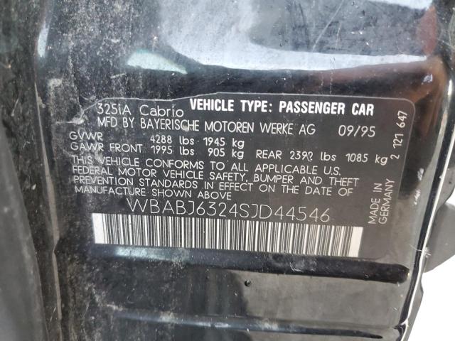 WBABJ6324SJD44546 - 1995 BMW 325 IC AUTOMATIC 黑色 照片 12