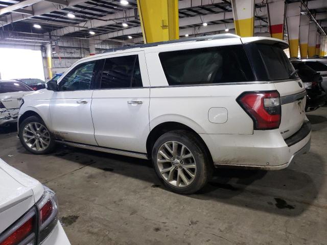 1FMJK1MT2JEA22834 - 2018 FORD EXPEDITION MAX PLATINUM WHITE photo 2