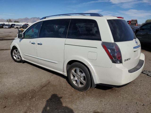 5N1BV28U58N122845 - 2008 NISSAN QUEST S WHITE photo 2