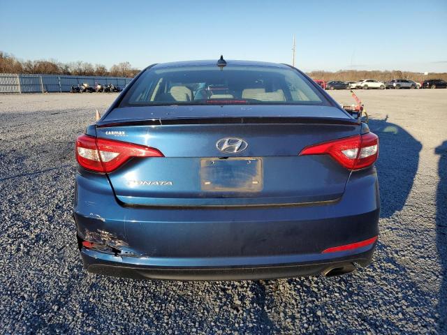 5NPE24AF3FH213210 - 2015 HYUNDAI SONATA SE BLUE photo 6