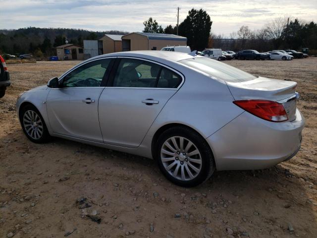 W04GP5EC3B1011866 - 2011 BUICK REGAL CXL GRAY photo 2