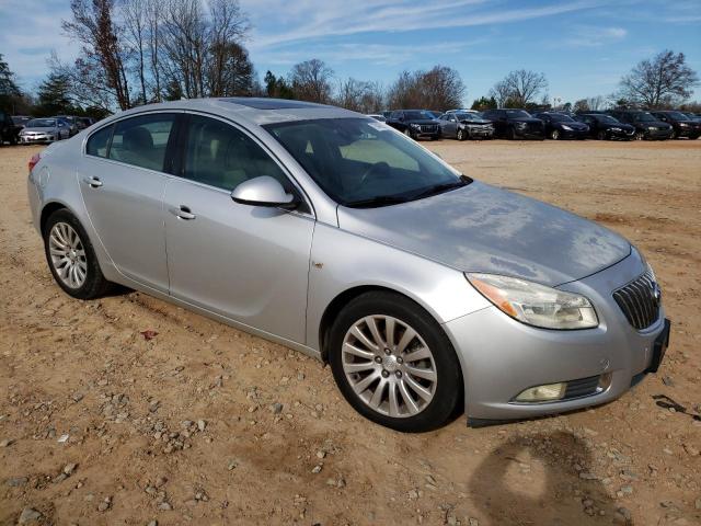 W04GP5EC3B1011866 - 2011 BUICK REGAL CXL GRAY photo 4