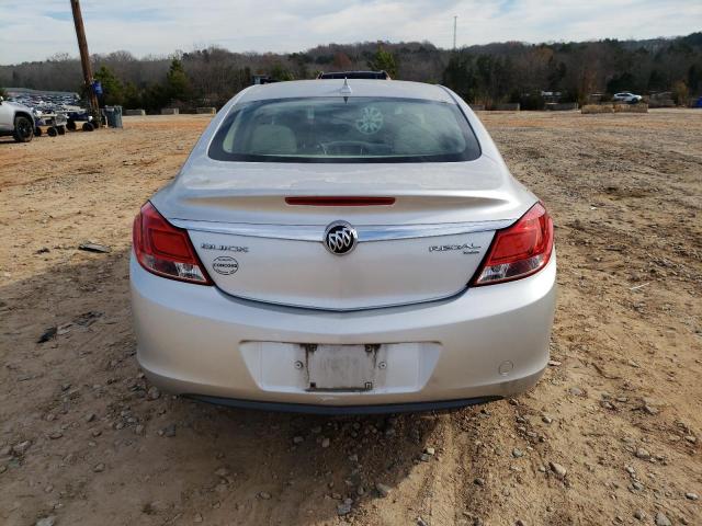 W04GP5EC3B1011866 - 2011 BUICK REGAL CXL GRAY photo 6