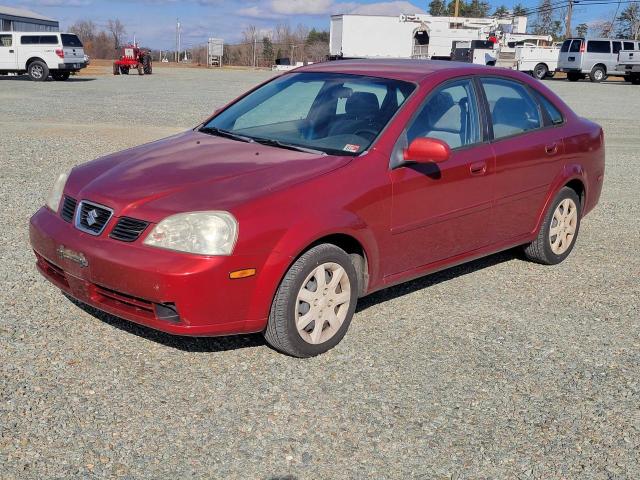 KL5JD52Z74K961633 - 2004 SUZUKI FORENZA S MAROON photo 2