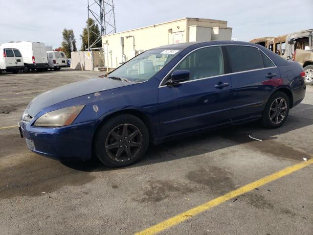 1HGCM66574A076047 - 2004 HONDA ACCORD EX BLUE photo 1