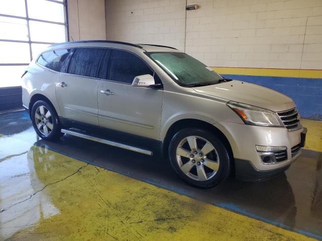 1GNKRLKD2DJ110569 - 2013 CHEVROLET TRAVERSE LTZ BEIGE photo 4