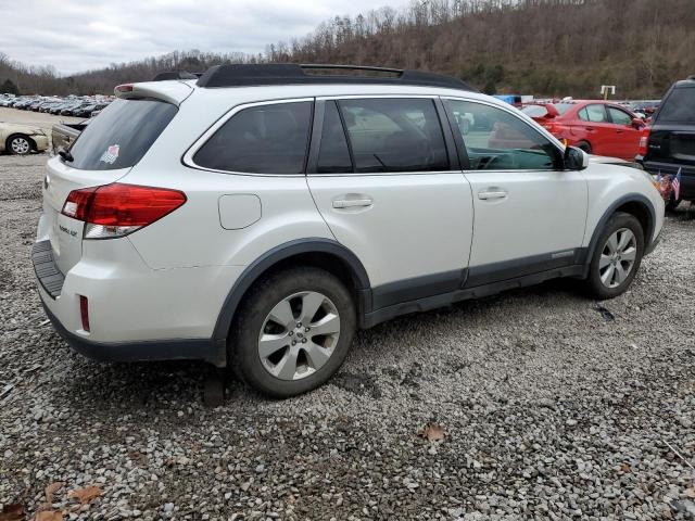 4S4BRCKC6C3284613 - 2012 SUBARU OUTBACK 2.5I LIMITED WHITE photo 3