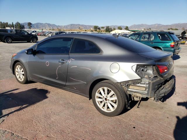 KNAFX6A89E5240796 - 2014 KIA FORTE EX GRAY photo 2