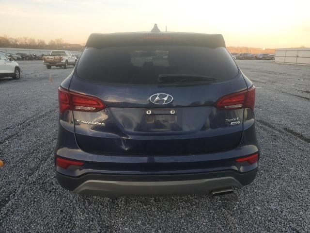 5XYZTDLB6HG474964 - 2017 HYUNDAI SANTA FE S BLUE photo 6