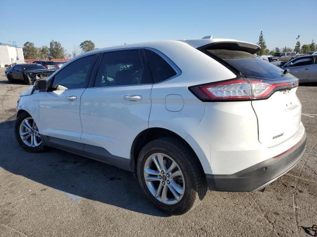 2FMTK3J80FBC00215 - 2015 FORD EDGE SEL WHITE photo 2