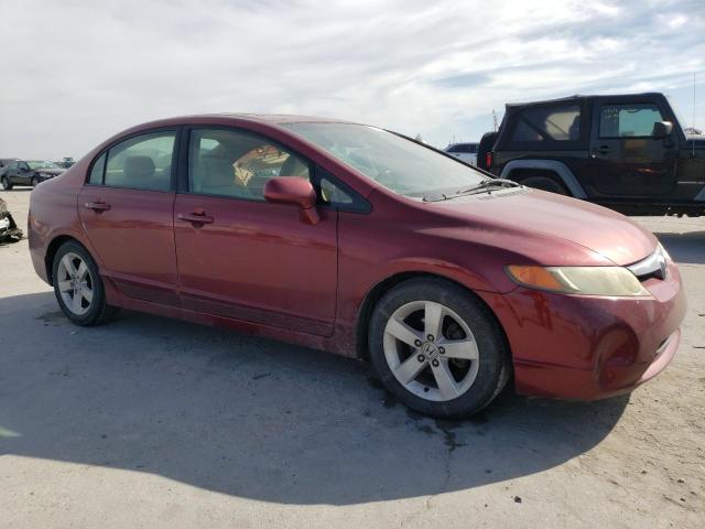 1HGFA16857L117612 - 2007 HONDA CIVIC EX RED photo 4