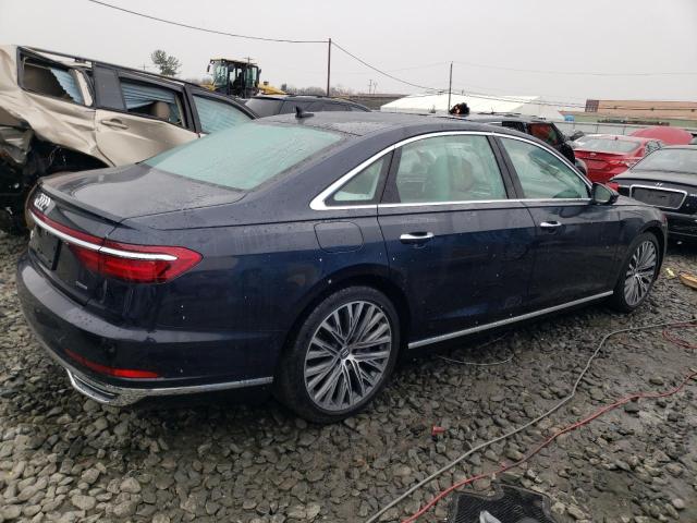 WAU8DAF81KN007990 - 2019 AUDI A8 L BLUE photo 3