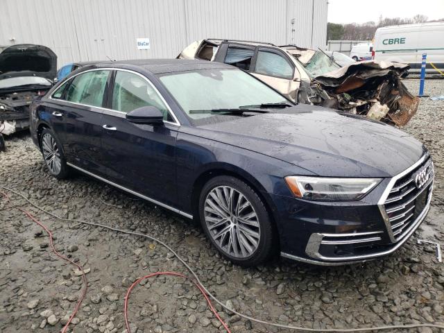 WAU8DAF81KN007990 - 2019 AUDI A8 L BLUE photo 4