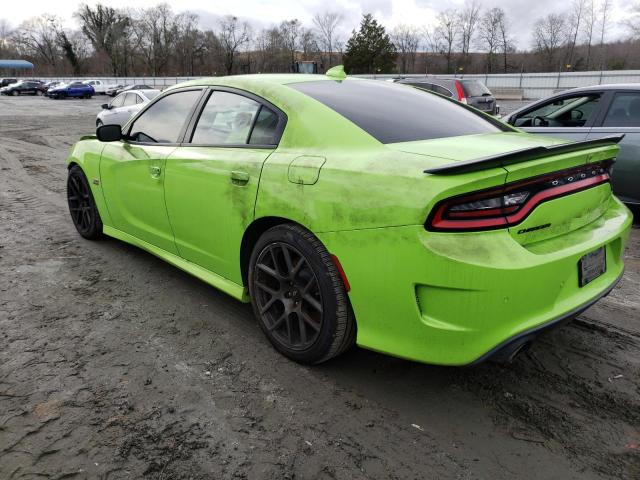 2C3CDXGJ0KH661829 - 2019 DODGE CHARGER SCAT PACK GREEN photo 2