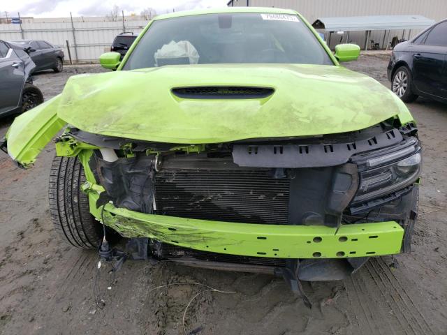 2C3CDXGJ0KH661829 - 2019 DODGE CHARGER SCAT PACK GREEN photo 5