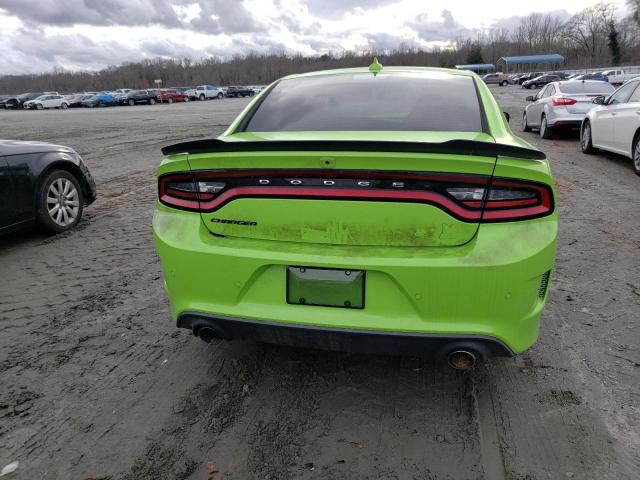 2C3CDXGJ0KH661829 - 2019 DODGE CHARGER SCAT PACK GREEN photo 6