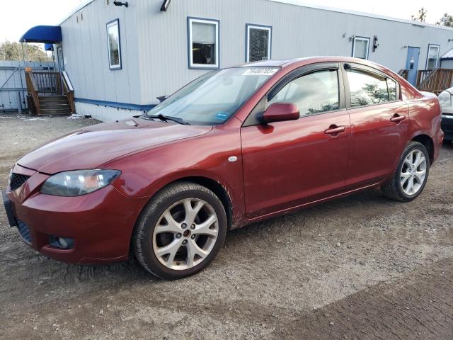 JM1BK32G891231329 - 2009 MAZDA 3 I BURGUNDY photo 1