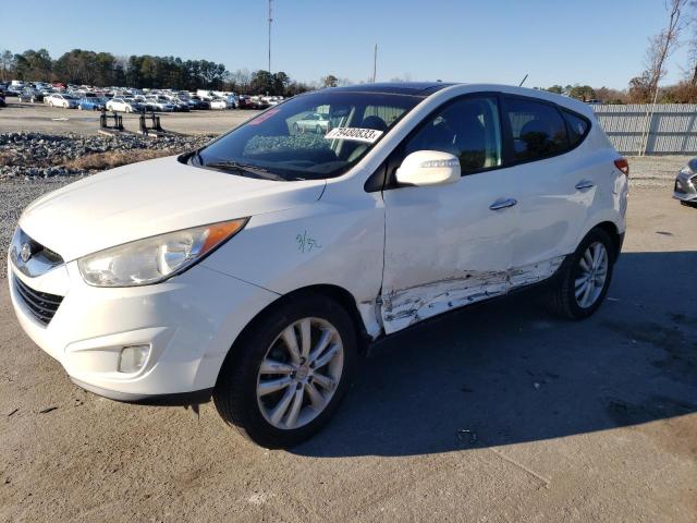 KM8JU3AC0DU598510 - 2013 HYUNDAI TUCSON GLS WHITE photo 1