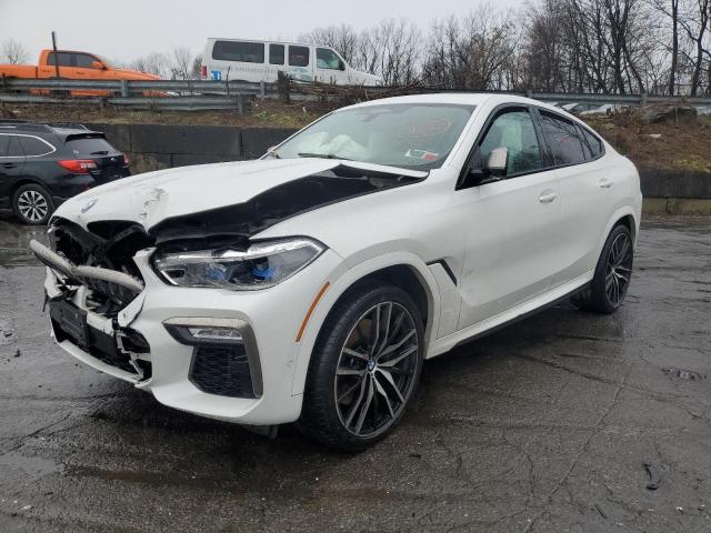 5UXCY8C03M9G02216 - 2021 BMW X6 M50I WHITE photo 1