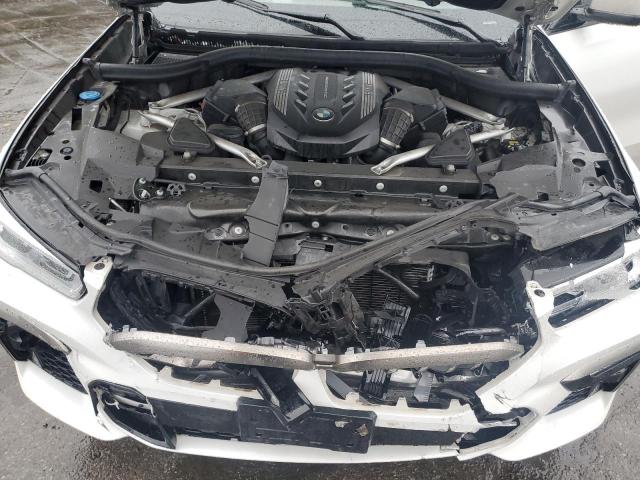 5UXCY8C03M9G02216 - 2021 BMW X6 M50I WHITE photo 12
