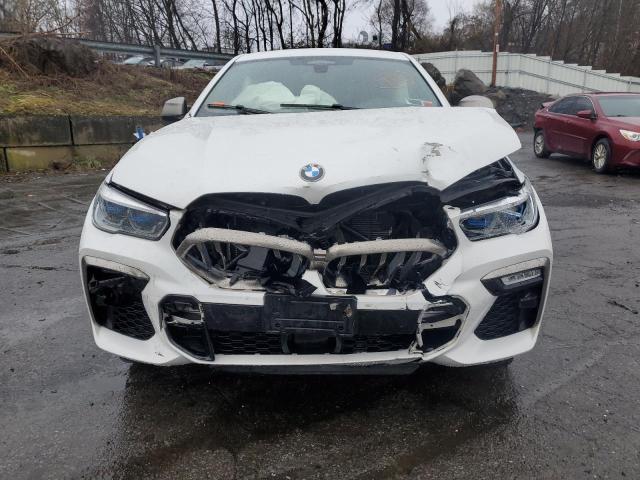 5UXCY8C03M9G02216 - 2021 BMW X6 M50I WHITE photo 5
