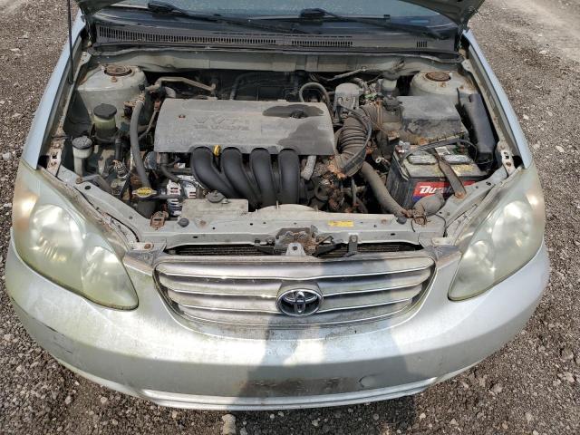 1NXBR32E03Z095726 - 2003 TOYOTA COROLLA CE SILVER photo 11