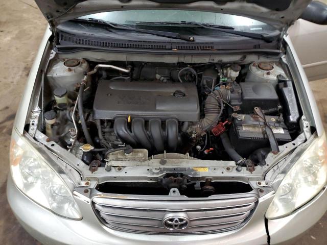 2T1BR32E34C826765 - 2004 TOYOTA COROLLA CE SILVER photo 11