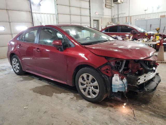 JTDEPMAE0NJ218489 - 2022 TOYOTA COROLLA LE RED photo 4