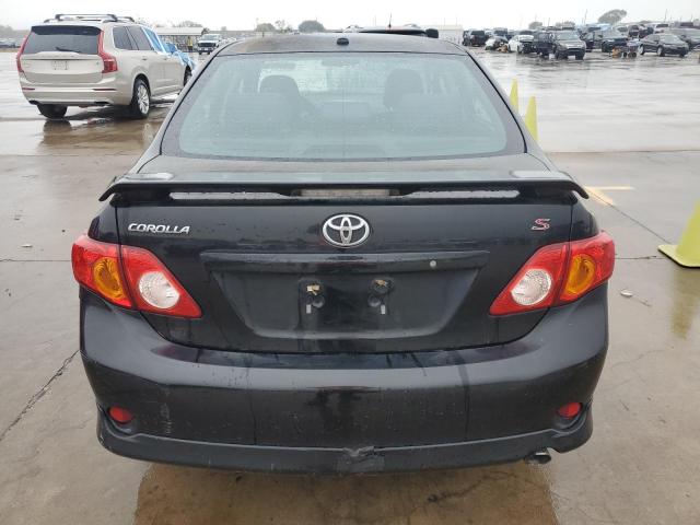 2T1BU4EE0AC417053 - 2010 TOYOTA COROLLA BASE BLACK photo 6