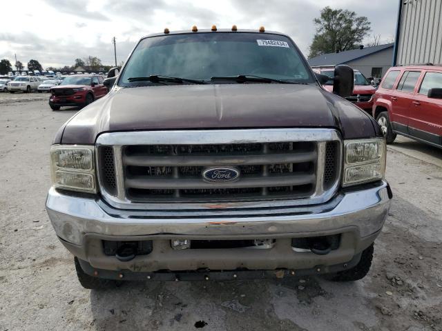 1FTNW21P33EB51501 - 2003 FORD F250 SUPER DUTY MAROON photo 5