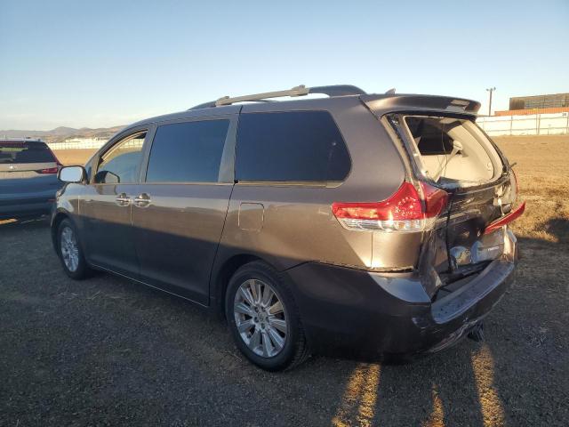 5TDYK3DC3DS382725 - 2013 TOYOTA SIENNA XLE GRAY photo 2