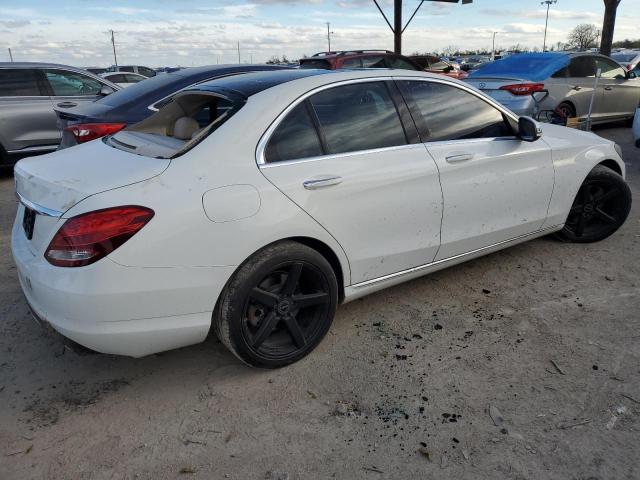 55SWF4JB7GU142520 - 2016 MERCEDES-BENZ C 300 WHITE photo 3