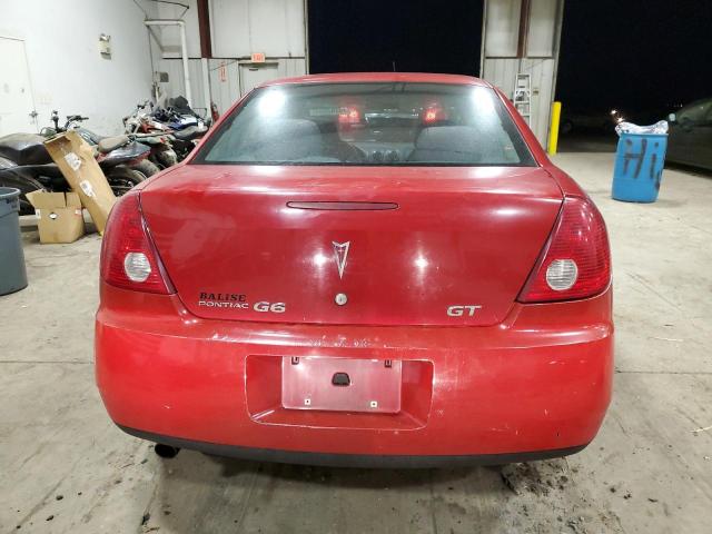 1G2ZH58N374168140 - 2007 PONTIAC G6 GT RED photo 6