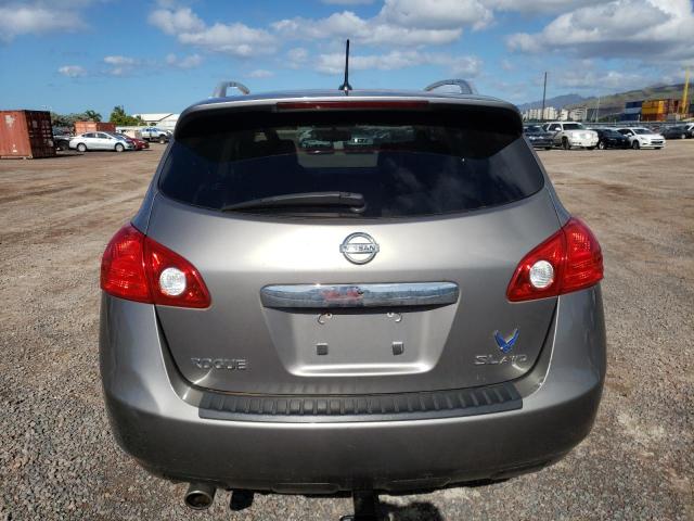 JN8AS5MV1DW626553 - 2013 NISSAN ROGUE S GRAY photo 6