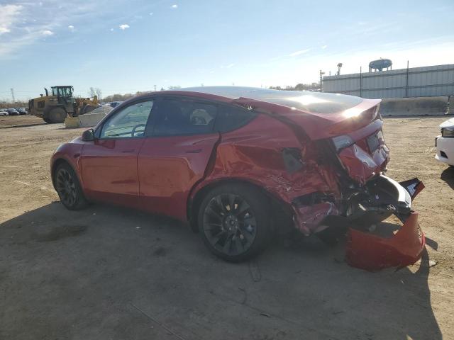 7SAYGDEE6PA181255 - 2023 TESLA MODEL Y RED photo 2