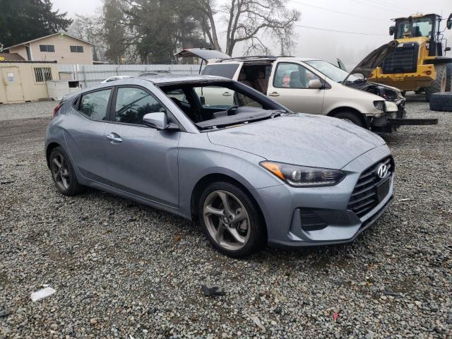 KMHTG6AF2KU018506 - 2019 HYUNDAI VELOSTER BASE GRAY photo 4