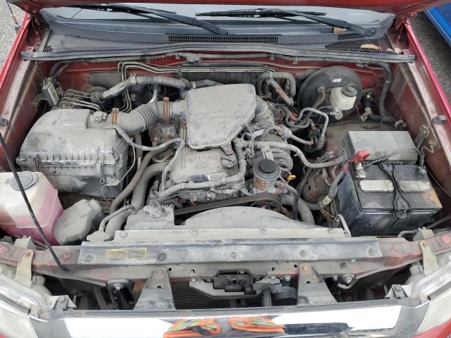 5TFUX4EN3DX018241 - 2013 TOYOTA TACOMA ACCESS CAB წითელი ფოტო 11