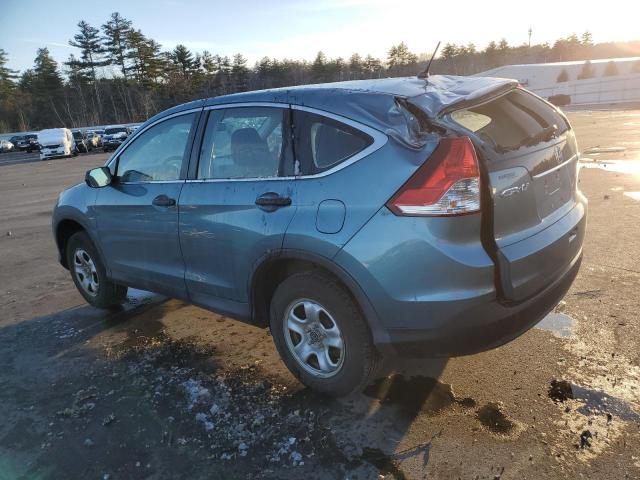 2HKRM4H30EH725836 - 2014 HONDA CR-V LX BLUE photo 2