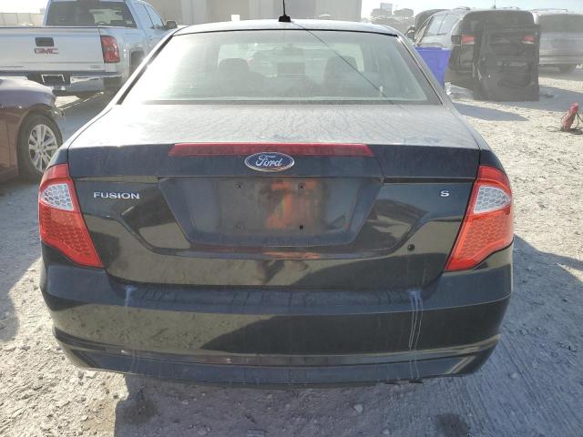 3FAHP0GA9AR370755 - 2010 FORD FUSION S BLACK photo 6